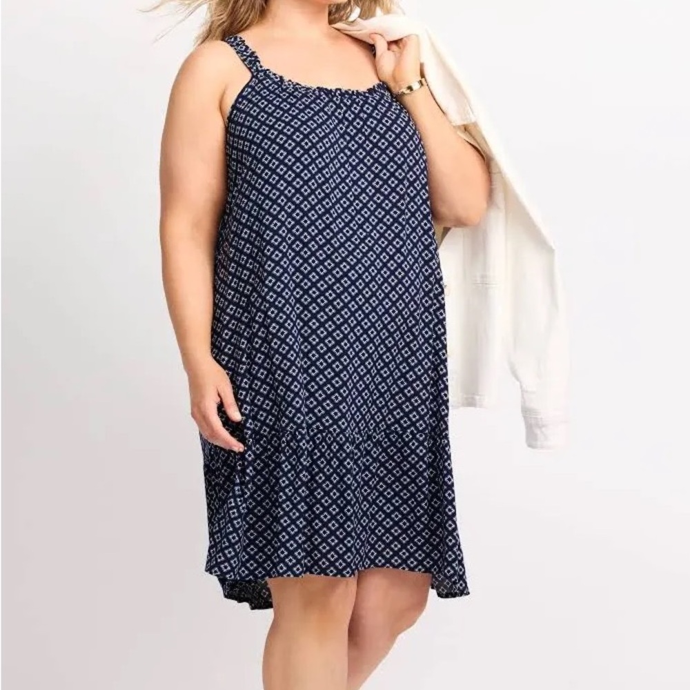 BOBEAU
Ruffle‎ Neck Strappy Dress new